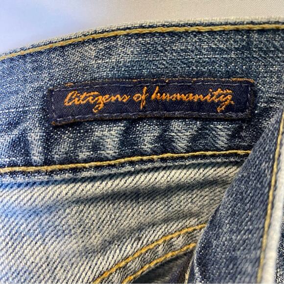 Vintage Citizens of Humanity‎ Kelly #001 Low Waist Bootcut Denim Jeans Size 27 - Picture 9 of 14